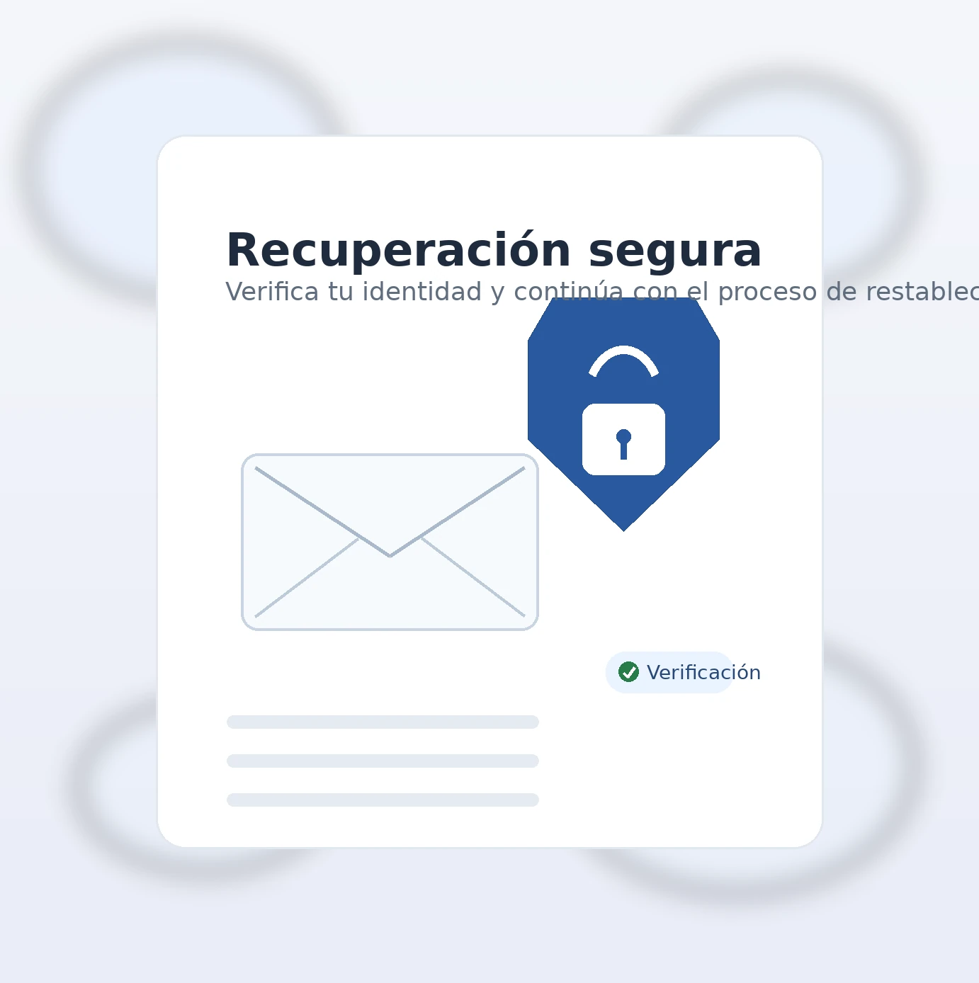 Recuperación de contraseña de UVS